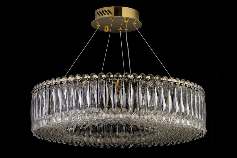 Люстра подвесная *60* см, Led лента*LED*66W, 3000/6500K, Dio D`arte Entratico Entratico L 1.5.60.100 G, золото