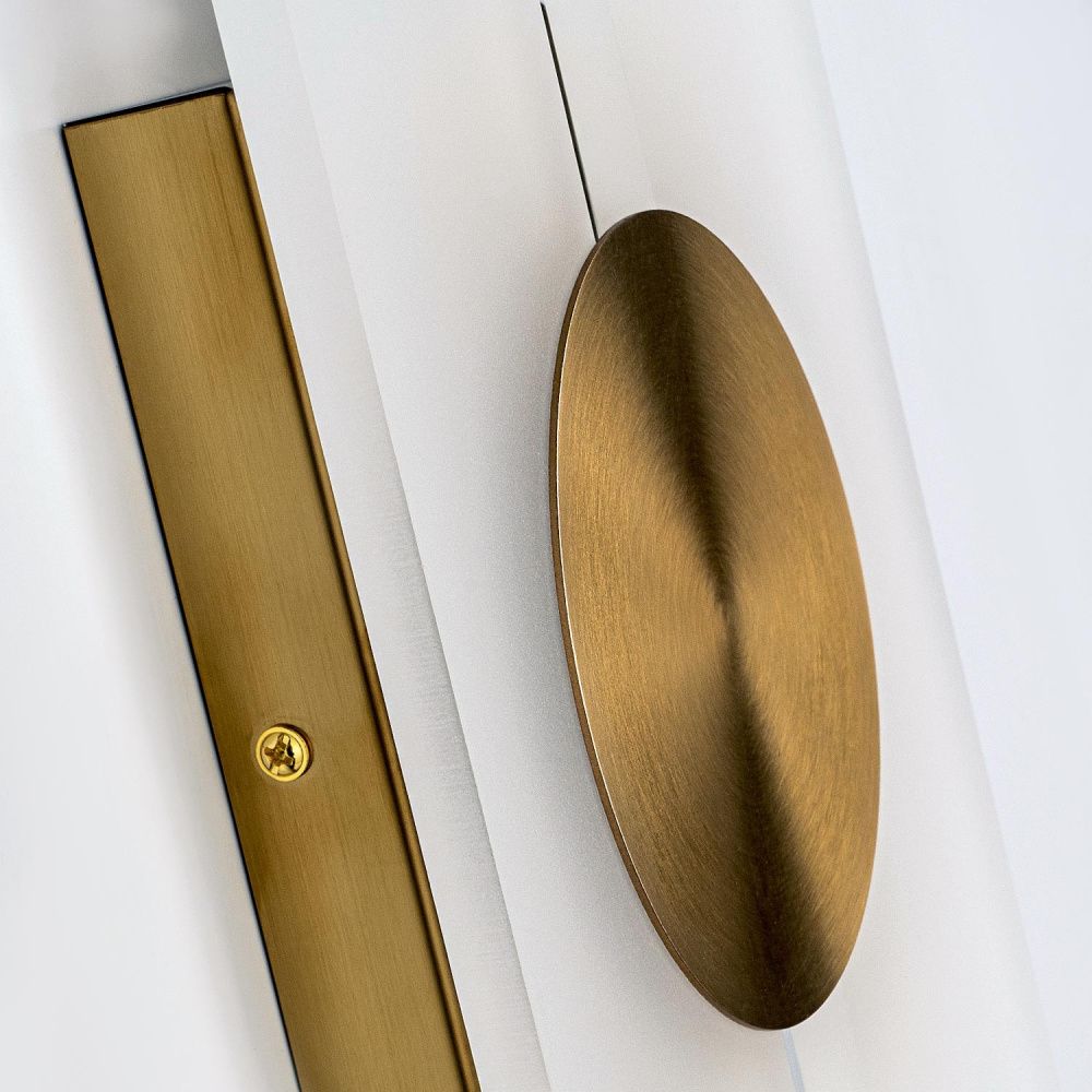 Настенный светильник 20*38 см, LED 3W 4000K MODESTYLE MS.1512.380 BS латунь