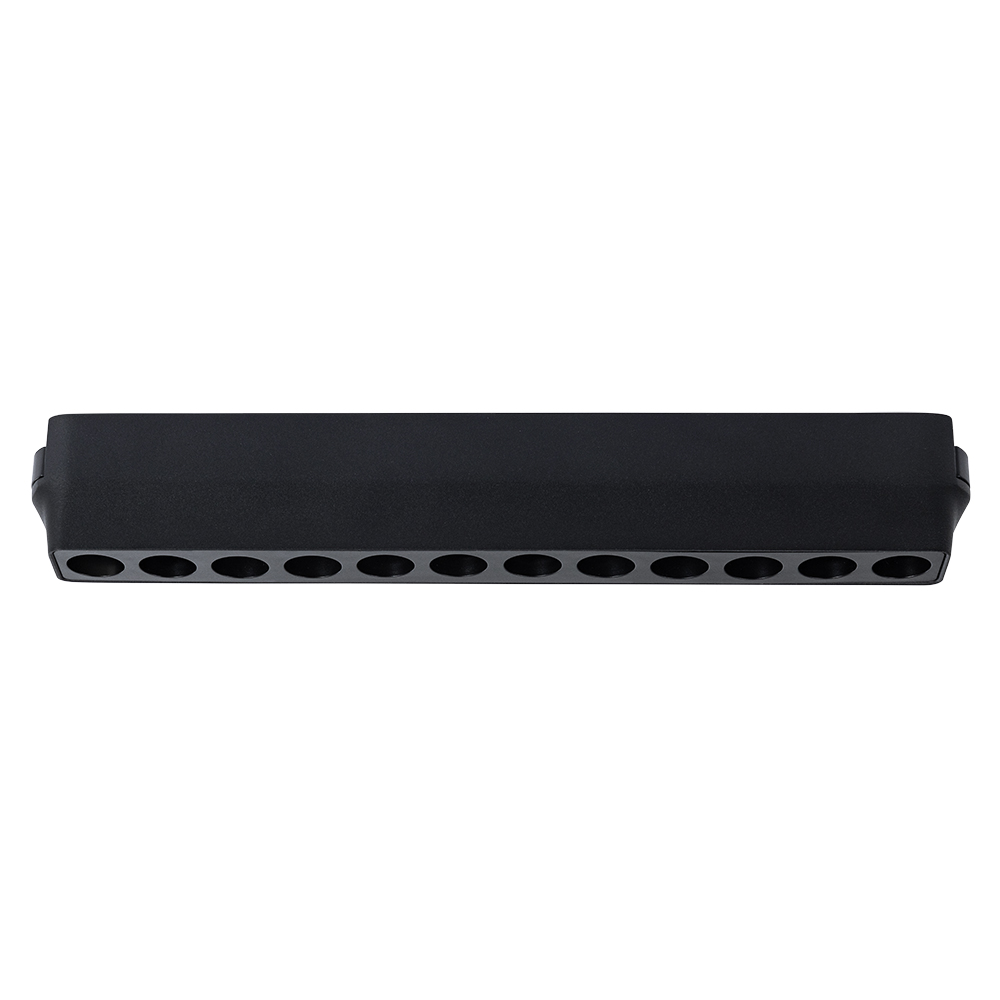 Трековый светильник 23*2,6*3,6 см, LED * 1 * 12W, 4000 К, Arte Lamp Rapid A6154PL-1BK, Черный
