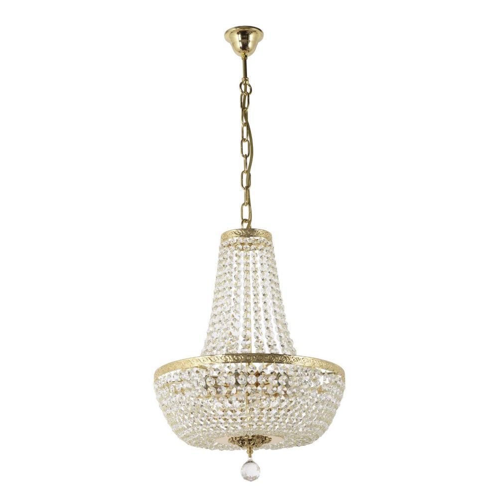 Люстра потолочная *40*53 см, 6*E27*60W, Arti Lampadari Castellana Gold Castellana E 1.5.40.100 G, Золото