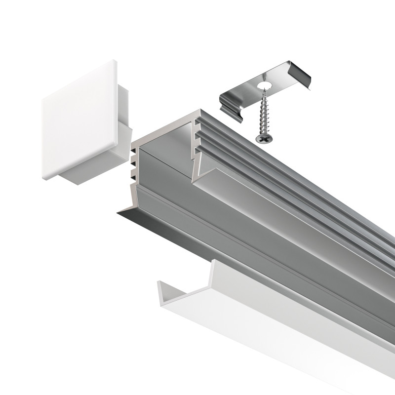 Алюминиевый профиль  Встраиваемый 2000*22*12 мм Maytoni Technical Led Strip ALM006S-2M Серебро, цена за штуку