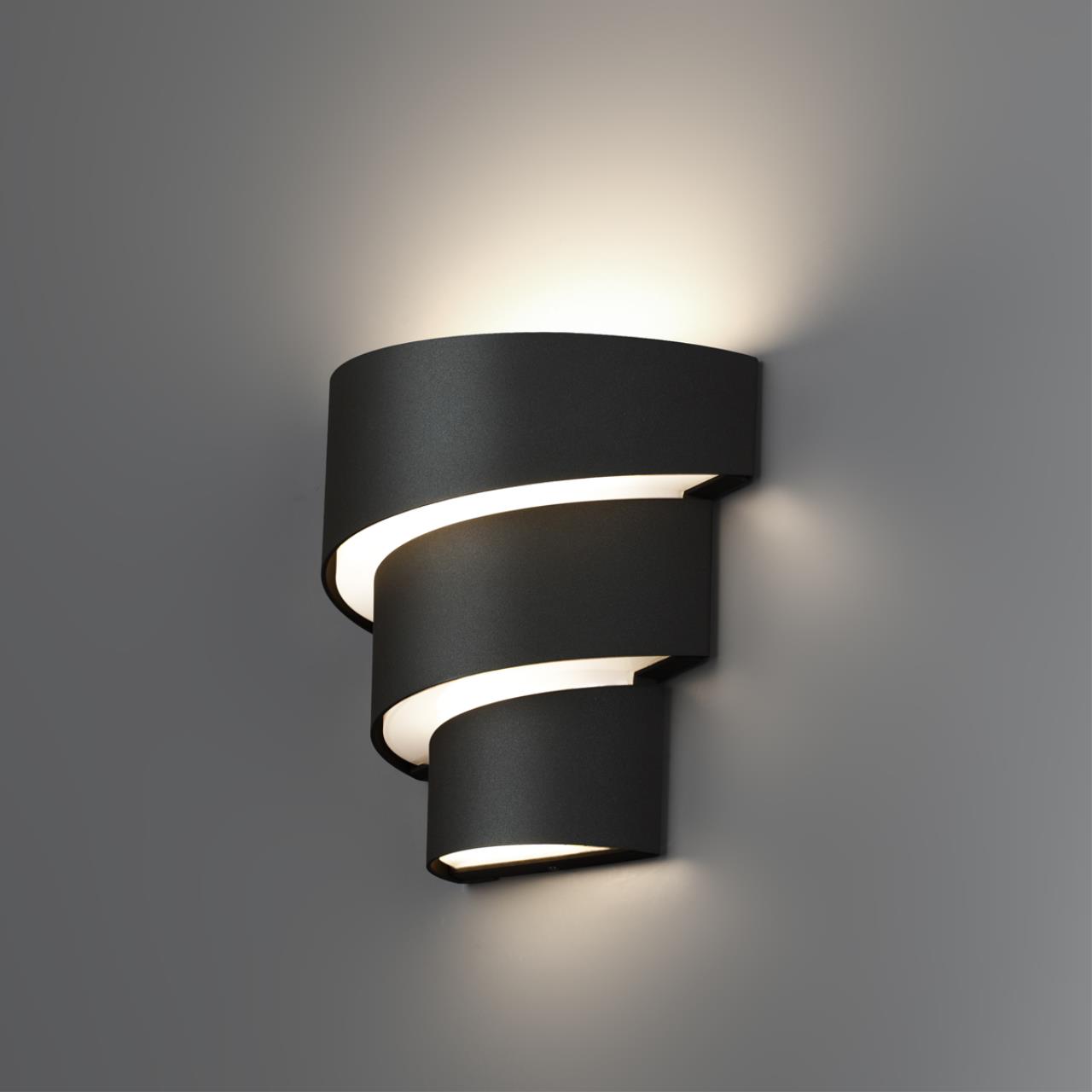 Светильник ландшафтный светодиодный 9,3*18,5*18 см, LED 12 W, 4000К Черный Novotech Street 359197 IP54