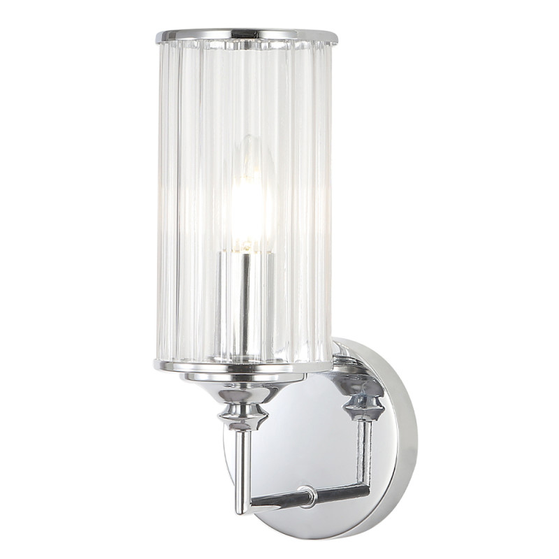 Бра 33 см, Crystal Lux GLORIA AP1 CHROME, хром