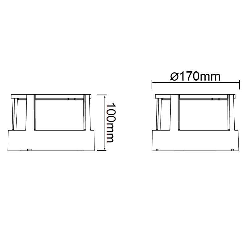 Уличный светильник 17*17 см, *LED*15W, 2700-4000K, Mantra Creek MAN8857, черный