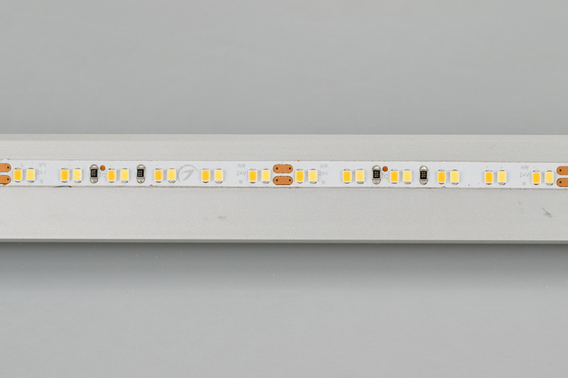 Лента MICROLED-5000 24V White-CDW 4.5mm (2216, 240 LED/m, Bipolar) (Arlight, 9.6 Вт/м, IP20), цена за метр