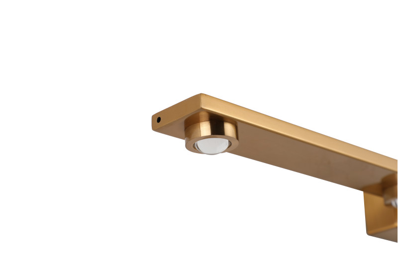 Бра 60**4,5 см, LED, 12W, 4000K Zortes Scoup ZRS.1823.04, латунный