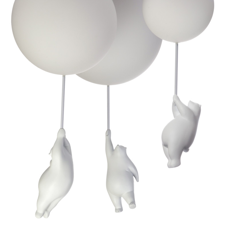 Светильник *50 см, 3*E27*2+G9*40W, Loft It 10030 Teddy, Белый