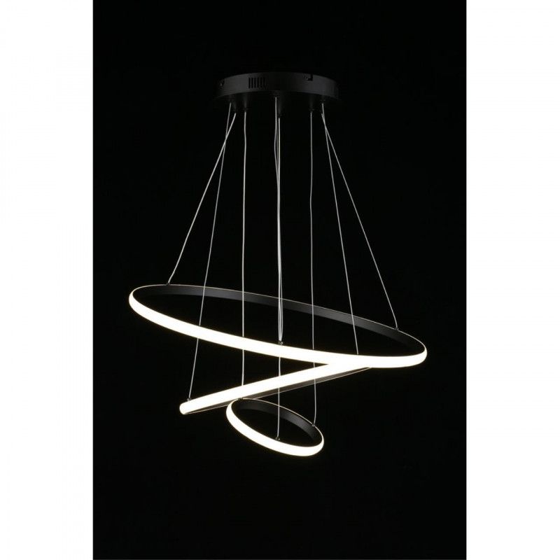 Каскадная люстра 60*60-120 см 60W, 4000K, Aployt JANINA APL.018.03.60, черный