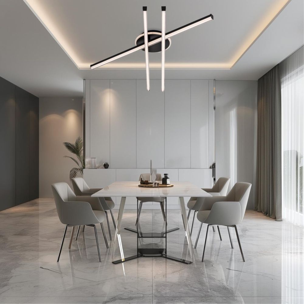 Накладная люстра 90*14 см, 75W, 3000-6000K, Citilux Trent   CL203631 черный