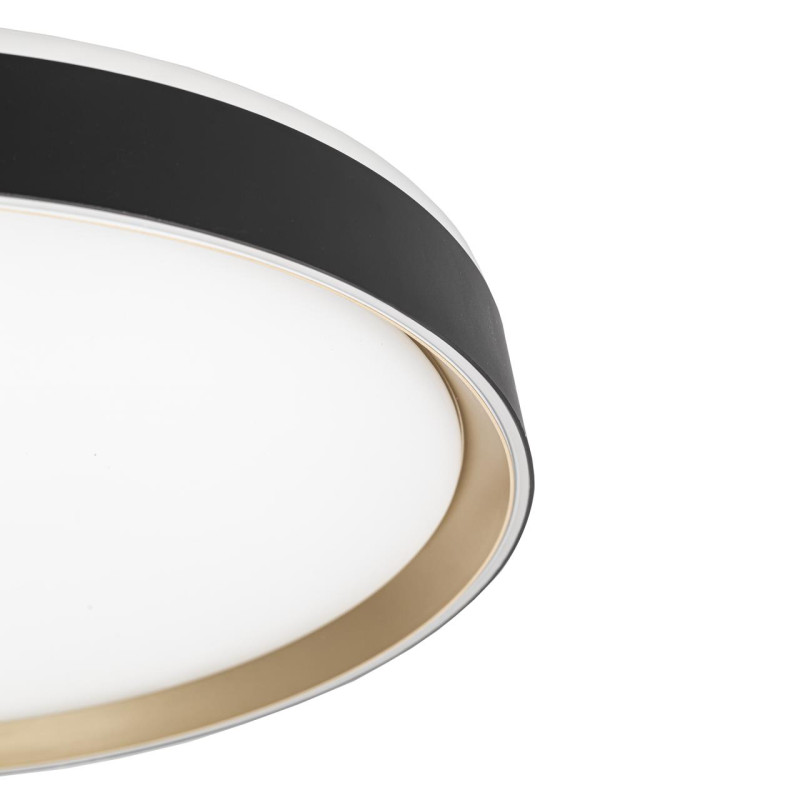 Светильник 50 см, 68W, 3000-5000K с пультом Citilux CL751451G BOSS Черный+Золото LED
