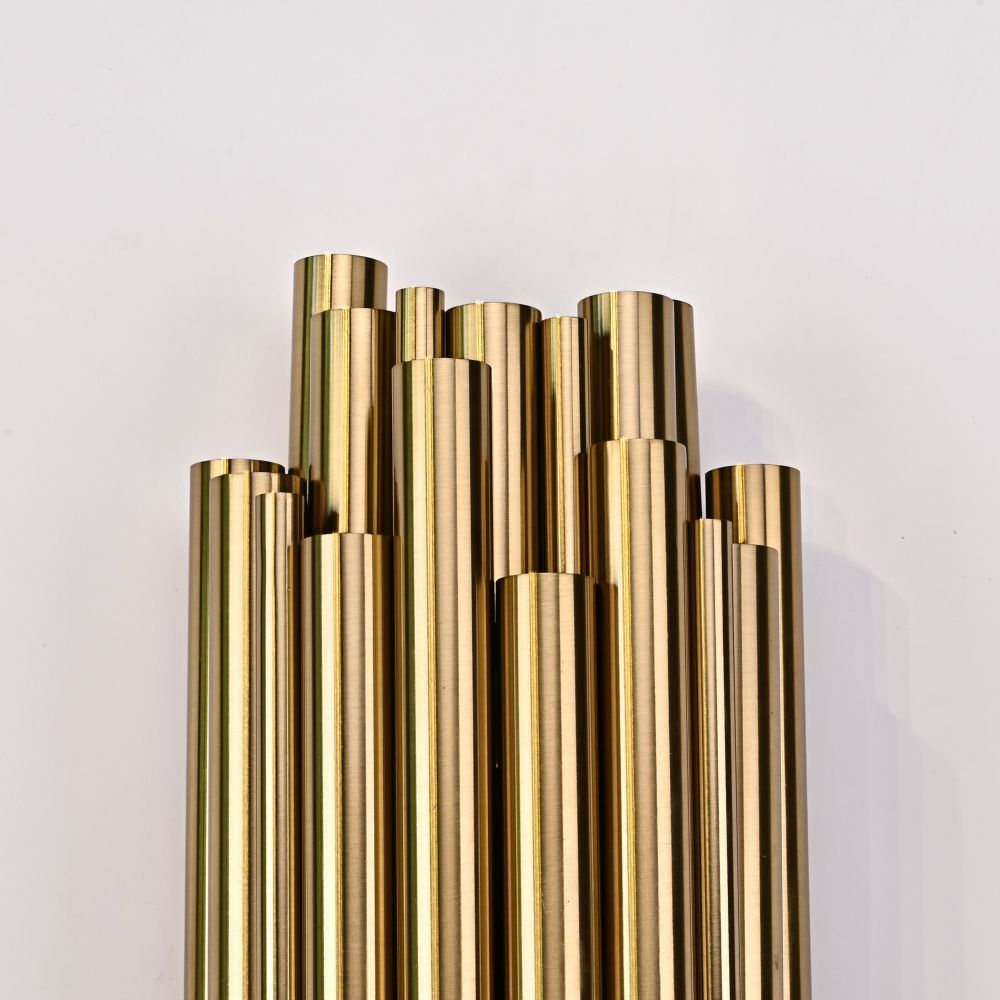 Бра Brubeck Delightfull 18*18*55 см, 2*E14*40W, ImperiumLoft 44.117, Золотистый