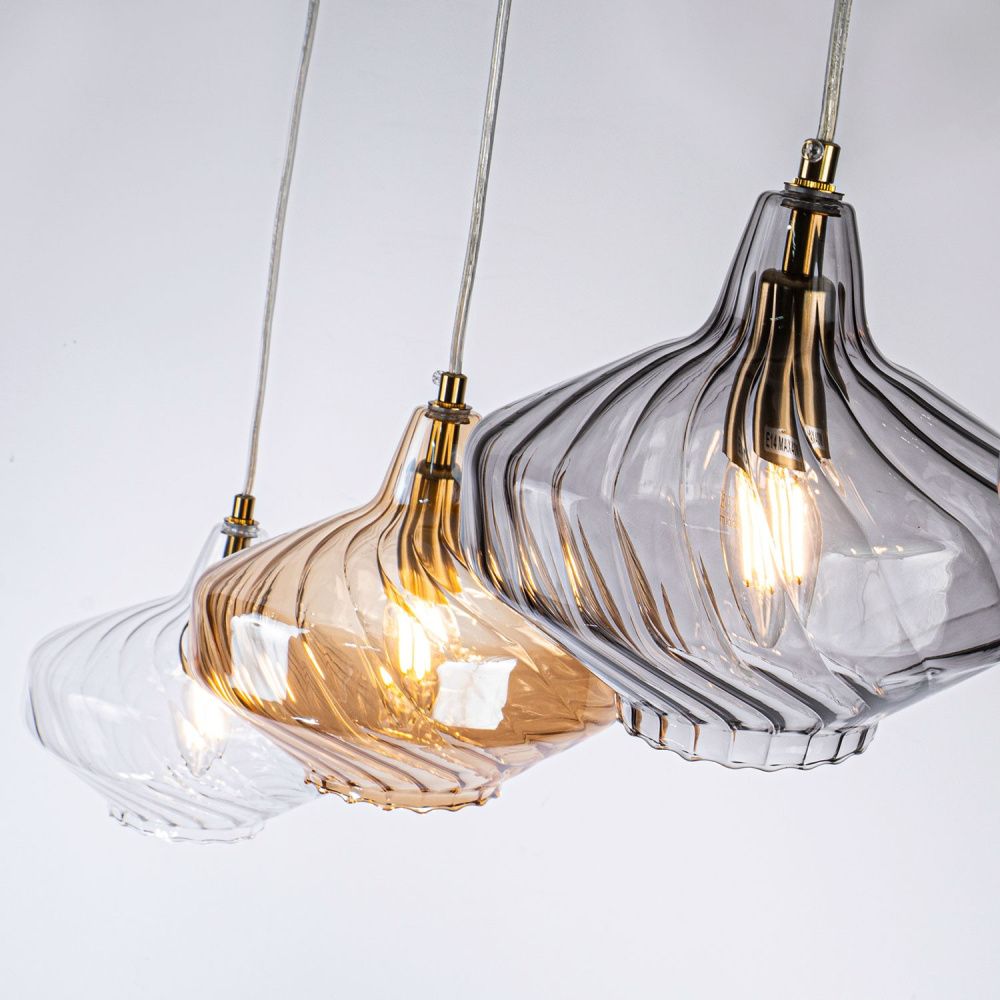 Подвесной светильник 92 см, MODEMODERN MD.1173.4 MIX, черный-латунь