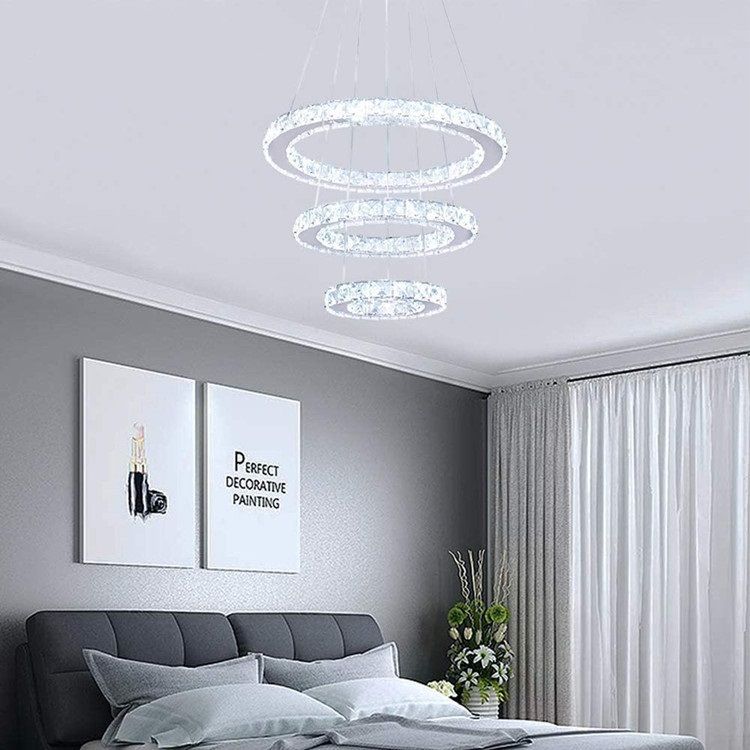 Светильник DZN-51593 ХРОМ  D400+300+200/H1500/1/LED/..W/4500K 24-11