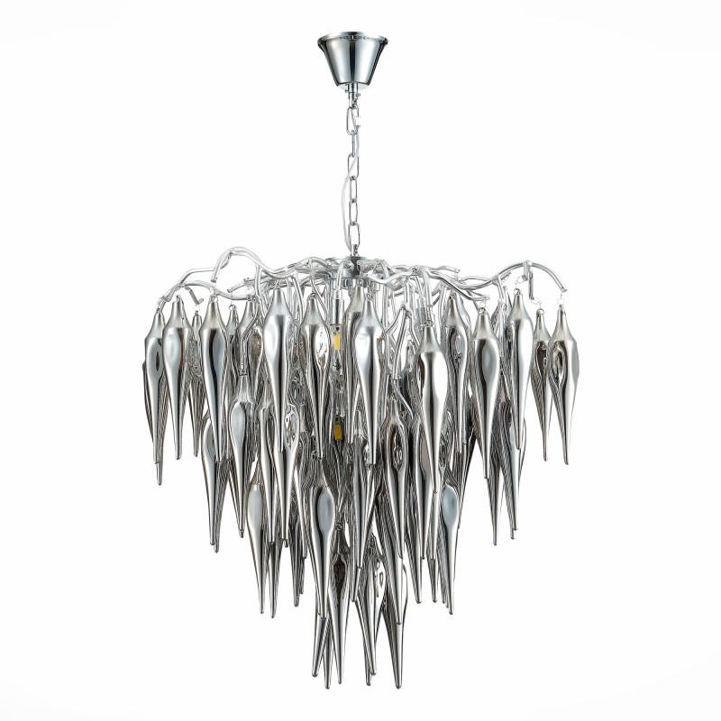 Люстра подвесная 60 см, 240W, 4000K ST LUCE SIENA SL1652.103.06 Хром