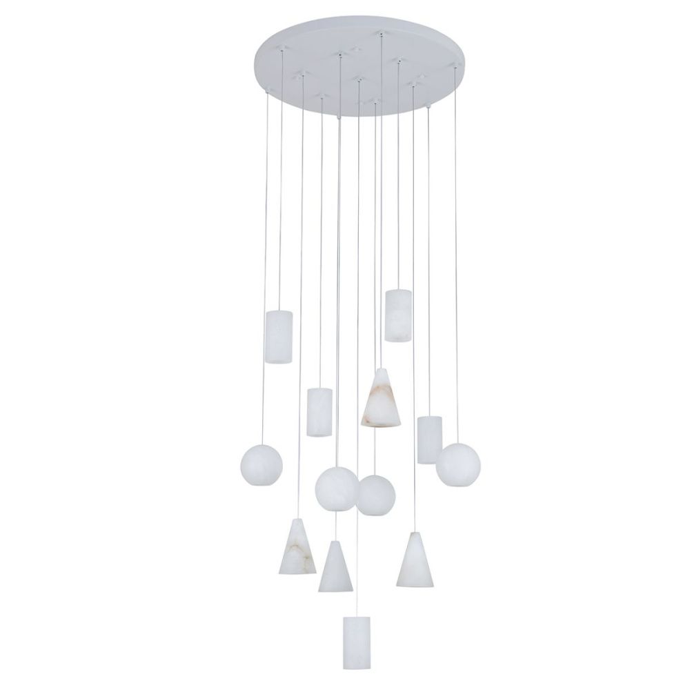 Подвесной светильник 57 см, Indigo Serenita 11075/13P White V000617, белый