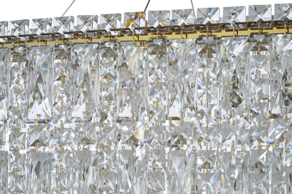 Люстра подвесная ** см, Led лента*LED*100W, 3000/6000K, Arti Lampadari Ovindoli Gold Ovindoli L 1.5.80x30.100 G, Золото