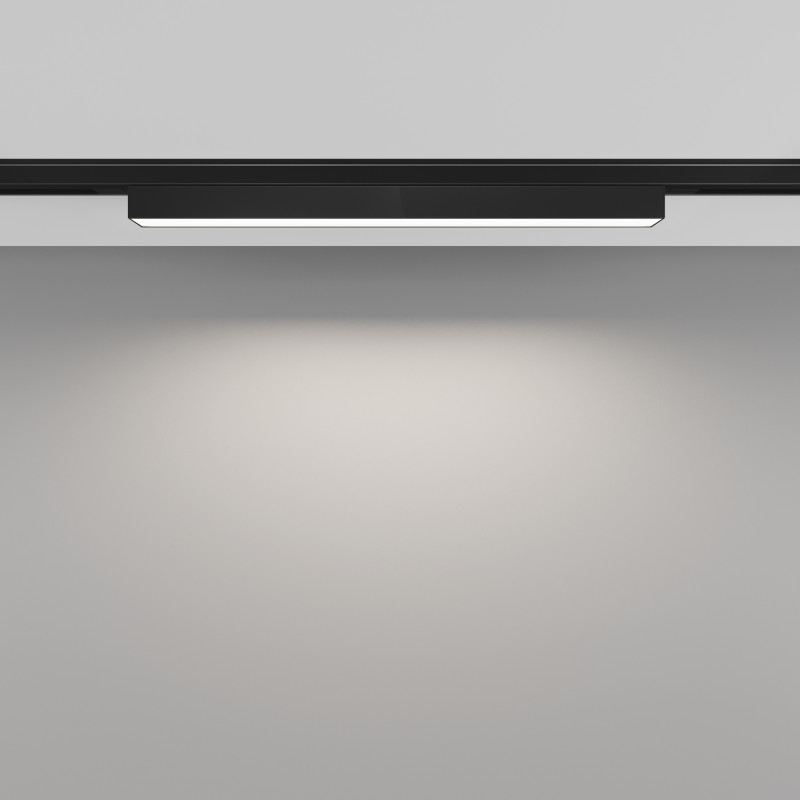 Трековый магнитный светильник 30 см, 8W, 4000K, Maytoni Basis TR192-1-8W4K-B, черный