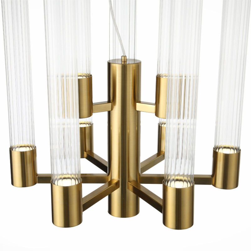 Люстра подвесная 55 см, 45W, 4000K ST LUCE TERNI SL1229.303.09 Латунь