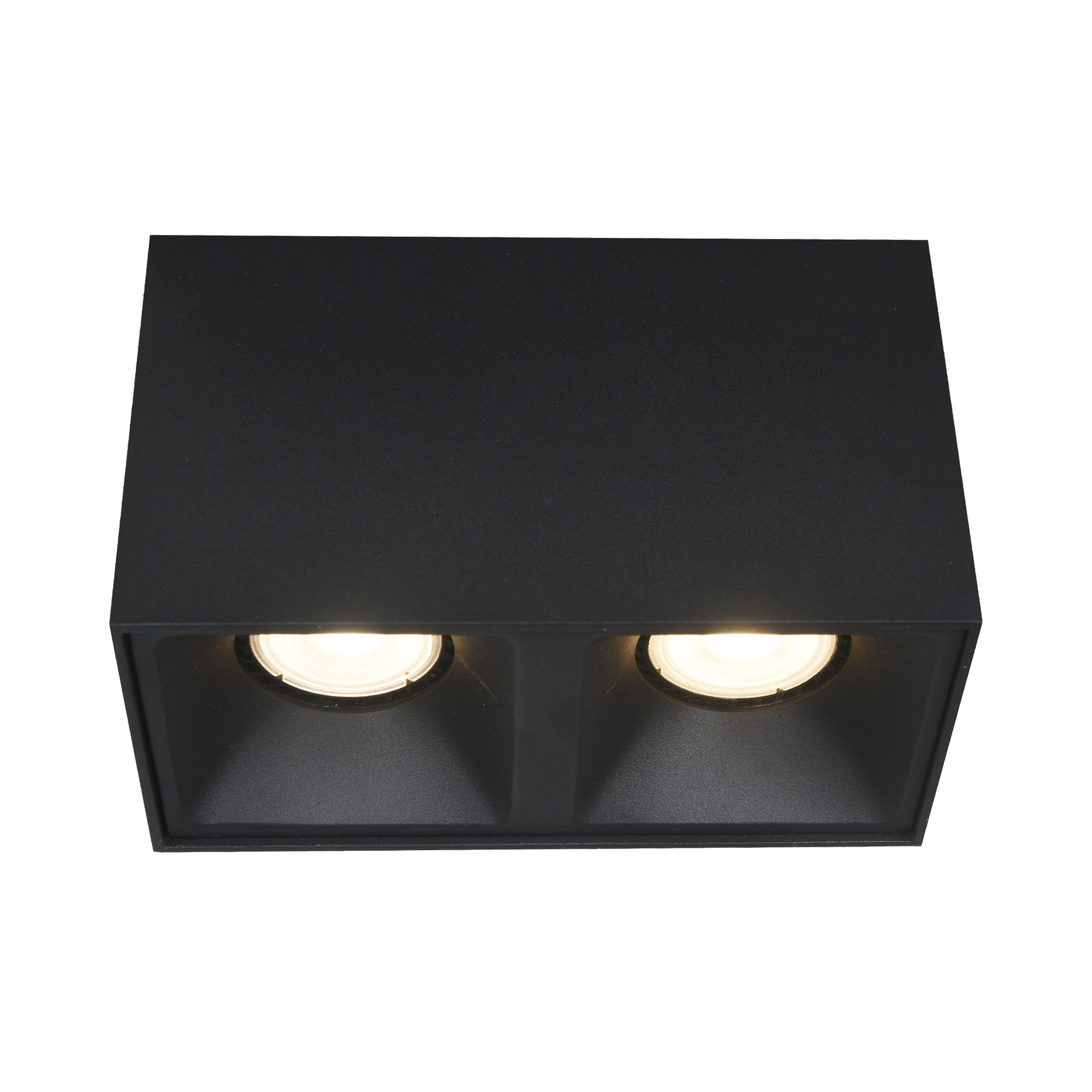 Светильник накладной 8*16*10- см, 2,00*GU10, 50W, ST Luce  ST168.402.02, черный