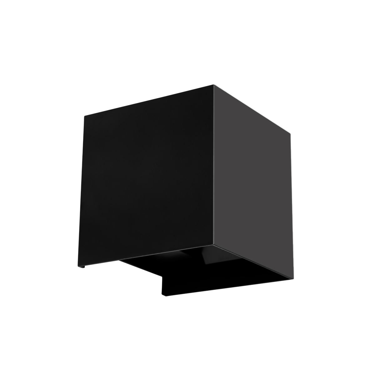 Уличный настенный светильник 10*10 см, 2*LED*3W 3000K LOFT IT Eterno 100011/A черный