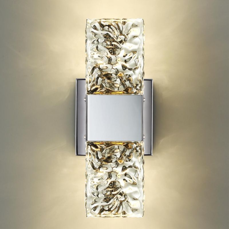 Светодиодный светильник 30 см, 10W, 3000K, Odeon Light RICCI 4365/5WL, полированный хром