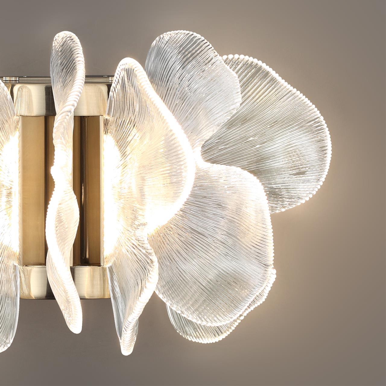 Бра 1*LED*25W, 3500К, 1643lm Odeon Light Siama 5089/25WL, под латунь