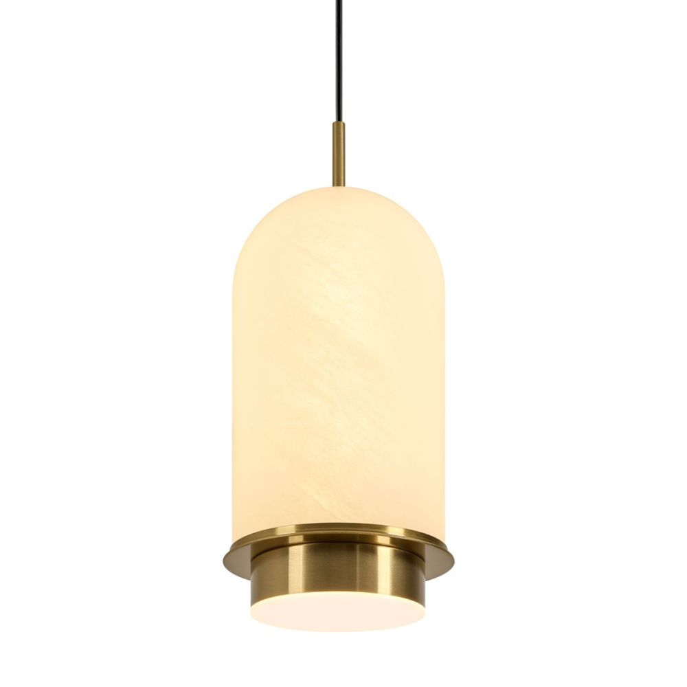 Подвесной светильник 12 см, 12W, 2700K, Freya Iride FR5627PL-L7BBS, черный-латунь