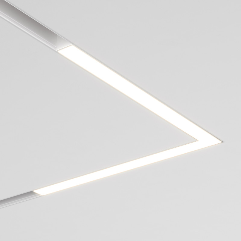 Трековый светильник Basis Exility 4000K 24Вт 120° 30,2*30,2*4,4 см, LED*24W, 4000 К, TR042-2-24W4K-W Maytoni, Белый