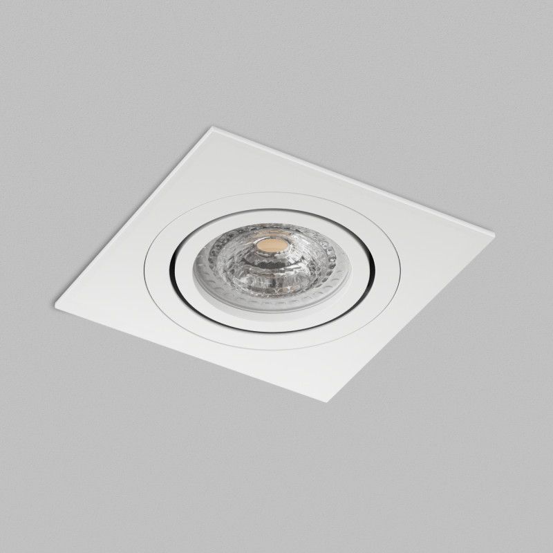 Встраиваемый светильник 9,3*9,3*2,4 см, 1*GU5.3*15W, Denkirs Prime DK-DH2021-WH, белый