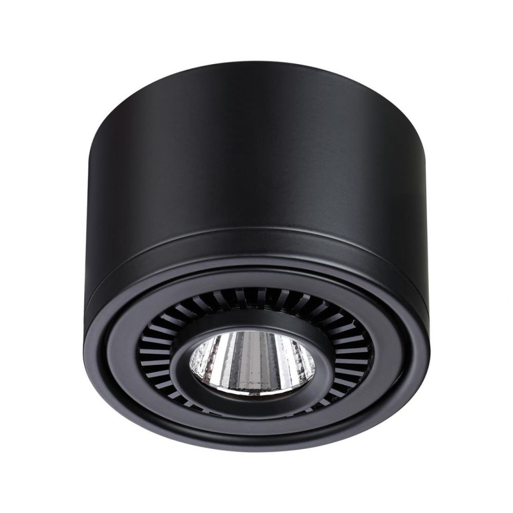 Светильник 9 см, 9W, 4000K, Novotech Gesso 358812, черный