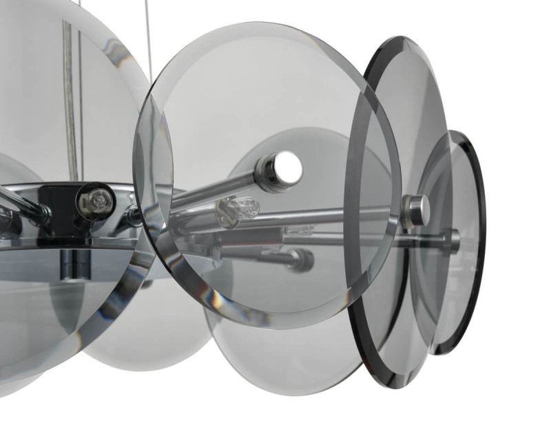 Подвесной светильник Vele Luce Siena VL3223P10, диаметр 50 см, хром