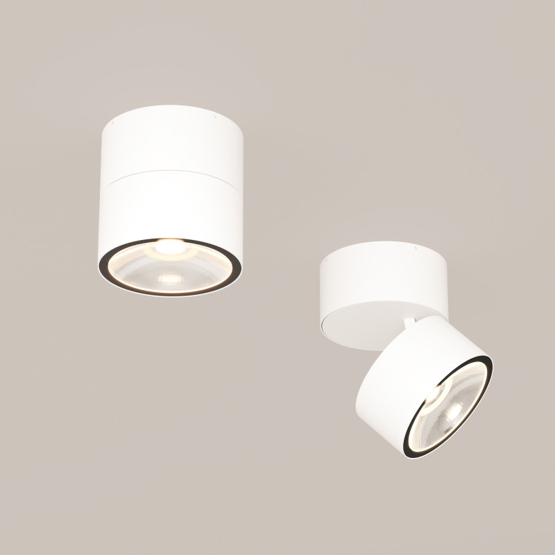 Потолочный светильник 10,8*10,8 см, LED*12W, 3000 К, Outdoor Bern O310CL-L12W3K Maytoni Outdoor, Белый