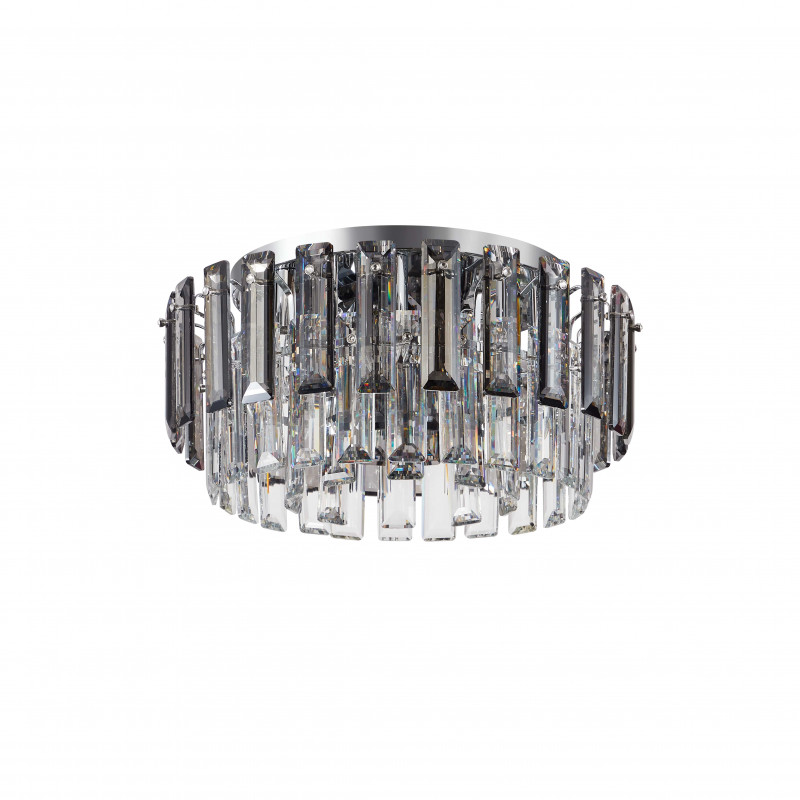 Люстра потолочная Stilfort 2159/09/08C серия Ton 50*50*24 см, 8*E14 40W Хром, Дымчатый, Прозрачный Stilfort Ton 2159/09/08C
