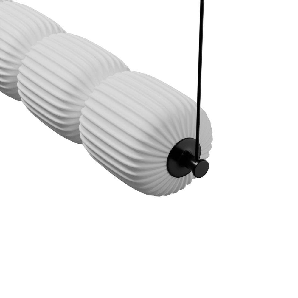 Светильник подвесной 86*15-150 см, 5*LED*8W, 3000-6000K, Lightera Lavish LE162L-5W WIFI, Черный