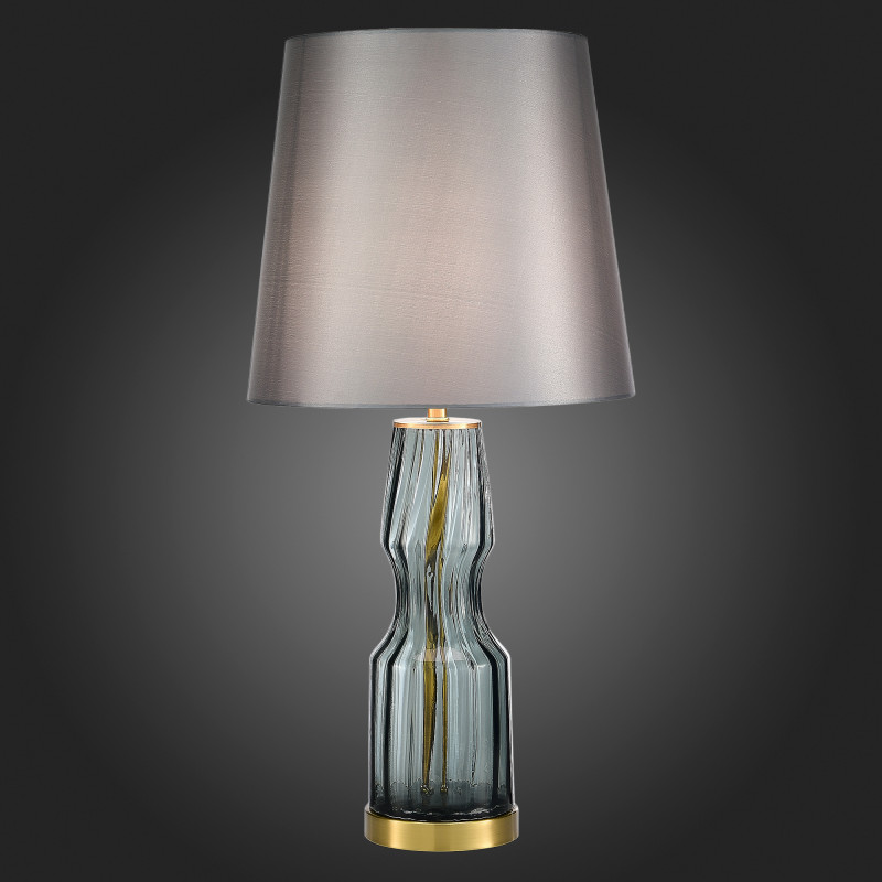 Настольная лампа 1*E27*40W, St Luce Saya SL1005.104.01, дымчатый / латунь
