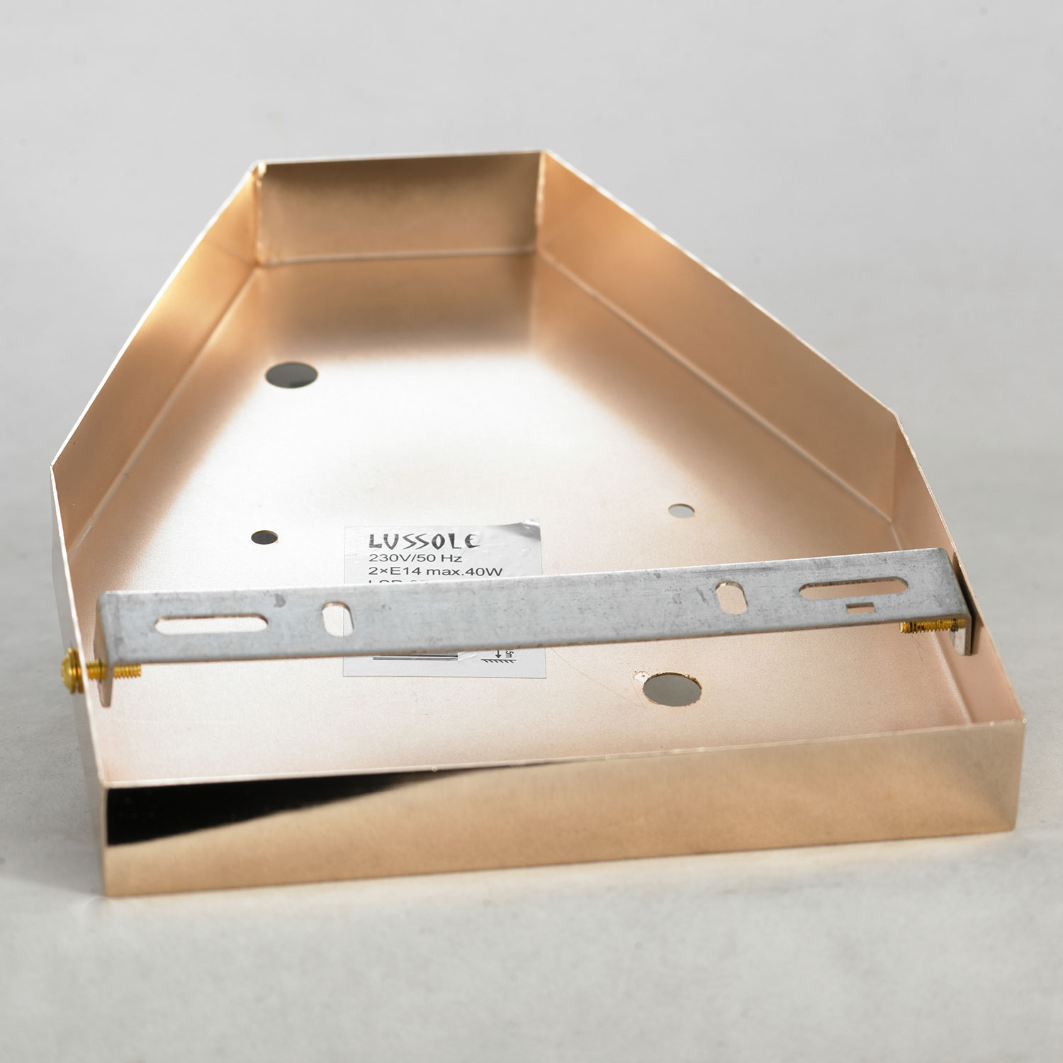 Бра Lussole LSP-8711, 21*24 см, блестящее золото