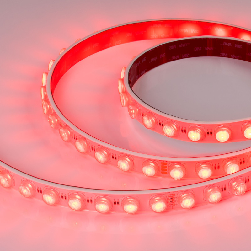 Лента герметичная FLT-PS-S42-23mm 24V RGB (21 W/m, IP67, 30deg, 5m), Arlight 037729. Цена указана за 5 метров. Продается кратно 5 метрам.