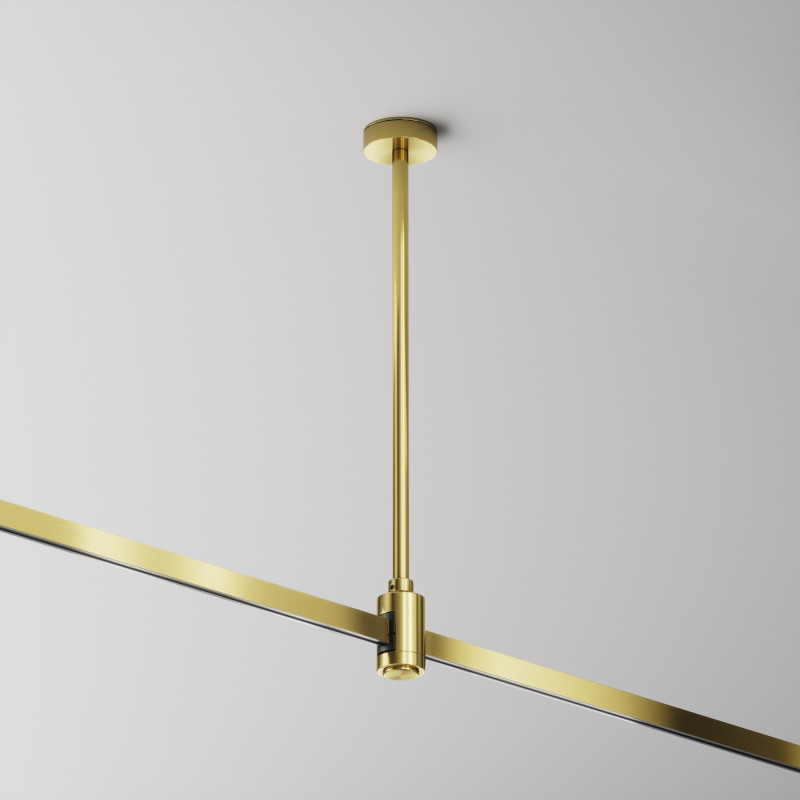Стойка 2,9*2,9*34,6 см, Maytoni Technical Magnetic trаck system Flarity латунь TRA158C-S1-BS латунный