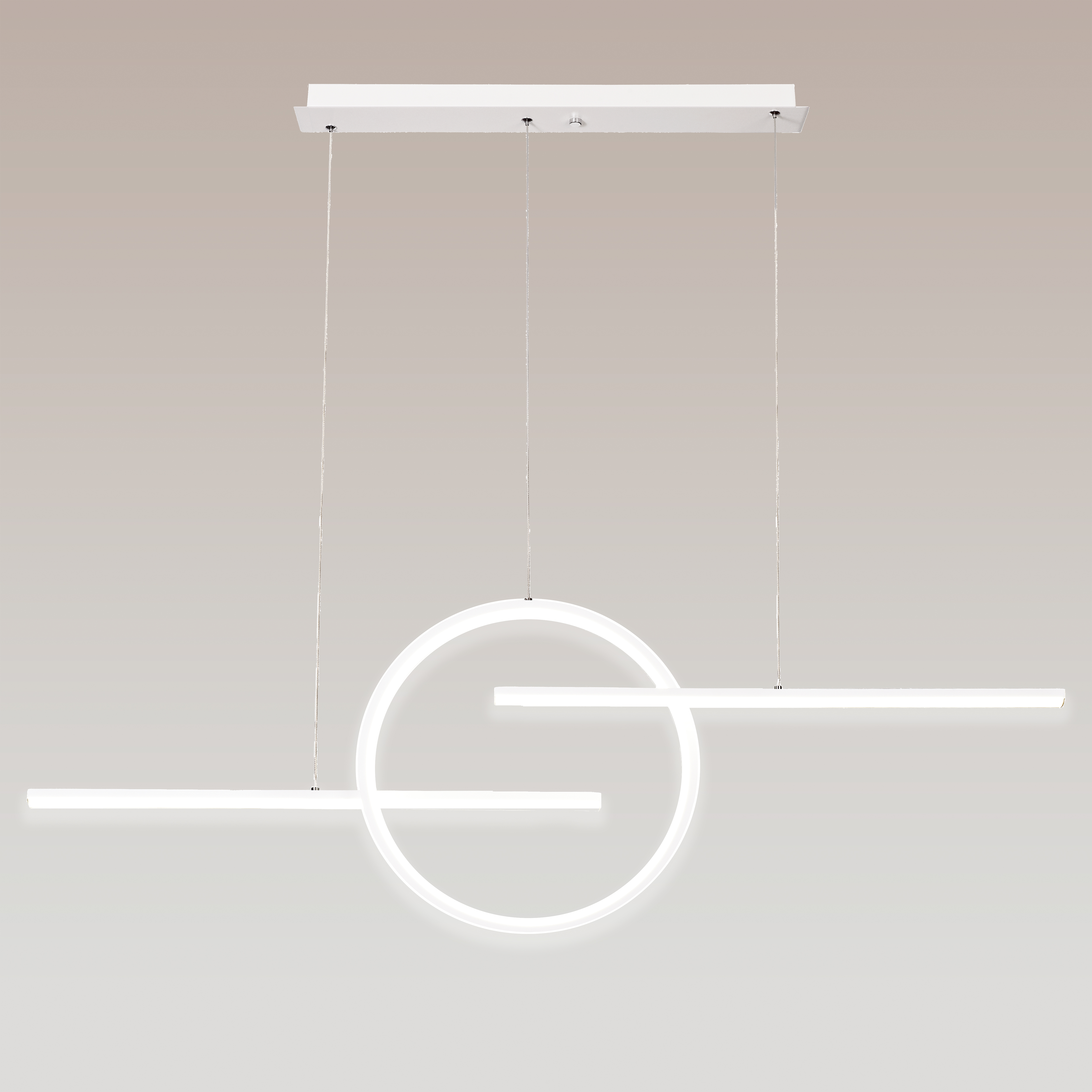 Люстра 124*10*150 см, LED 50W 3000K белый Mantra Kitesurf 8206