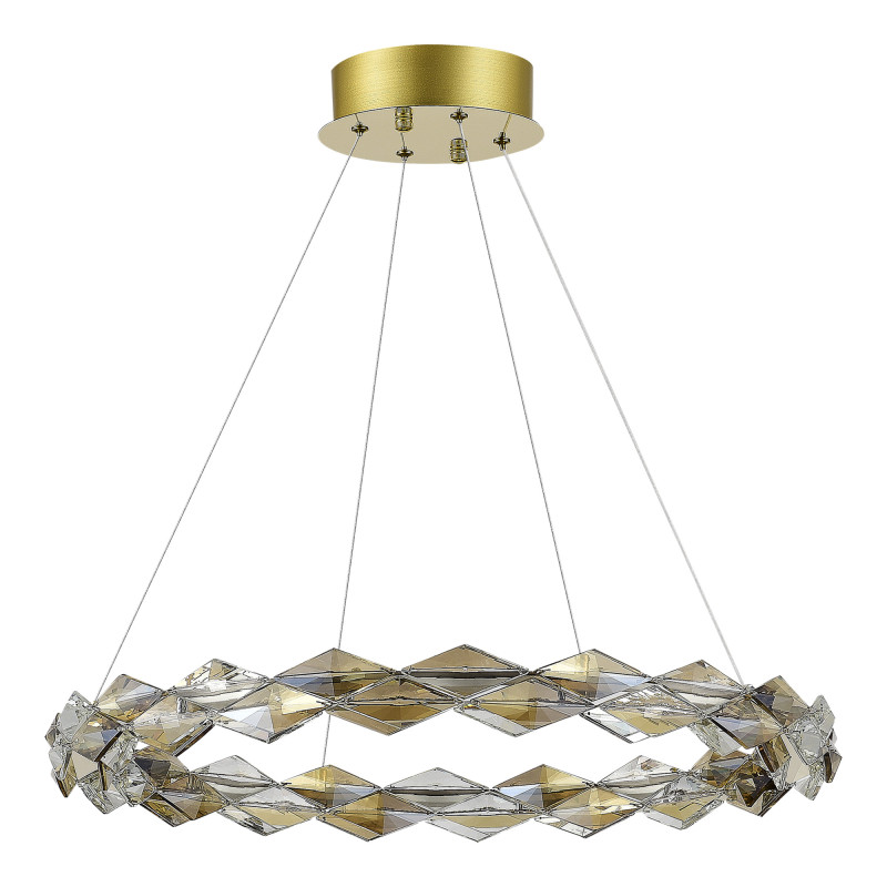 Люстра подвесная 60* см, LED*1*30W, 3000K, St Luce Diamanta SL6009.203.01, Хром