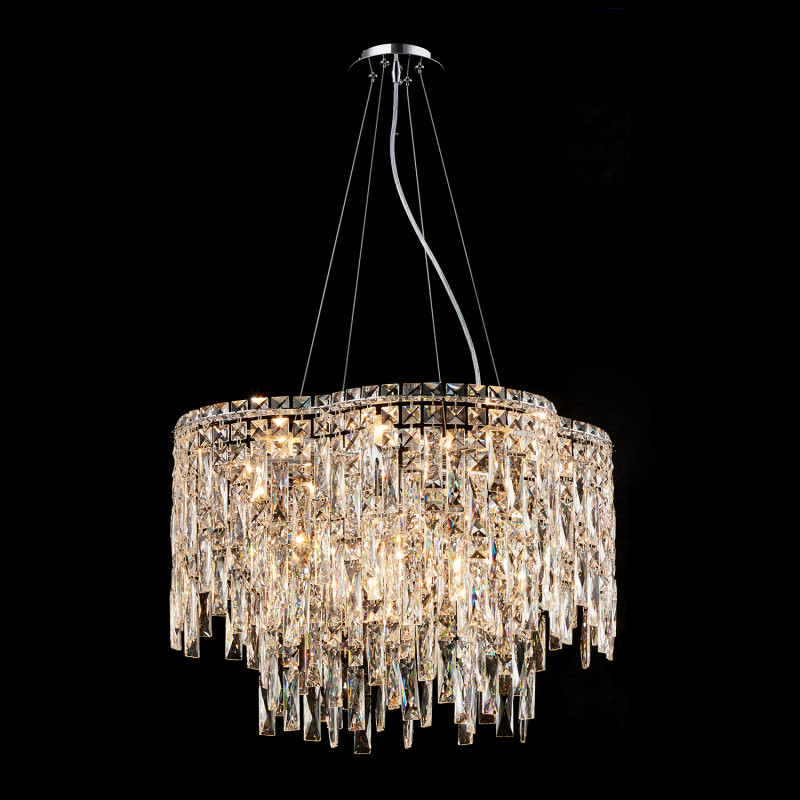 Люстра 60*29 см, 12*E14*40W Хром Crystal Lux ABRIL SP12