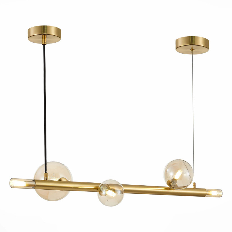 Светильник подвесной 100 см, ST LUCE CIELO SL1509.203.05 Золотистый