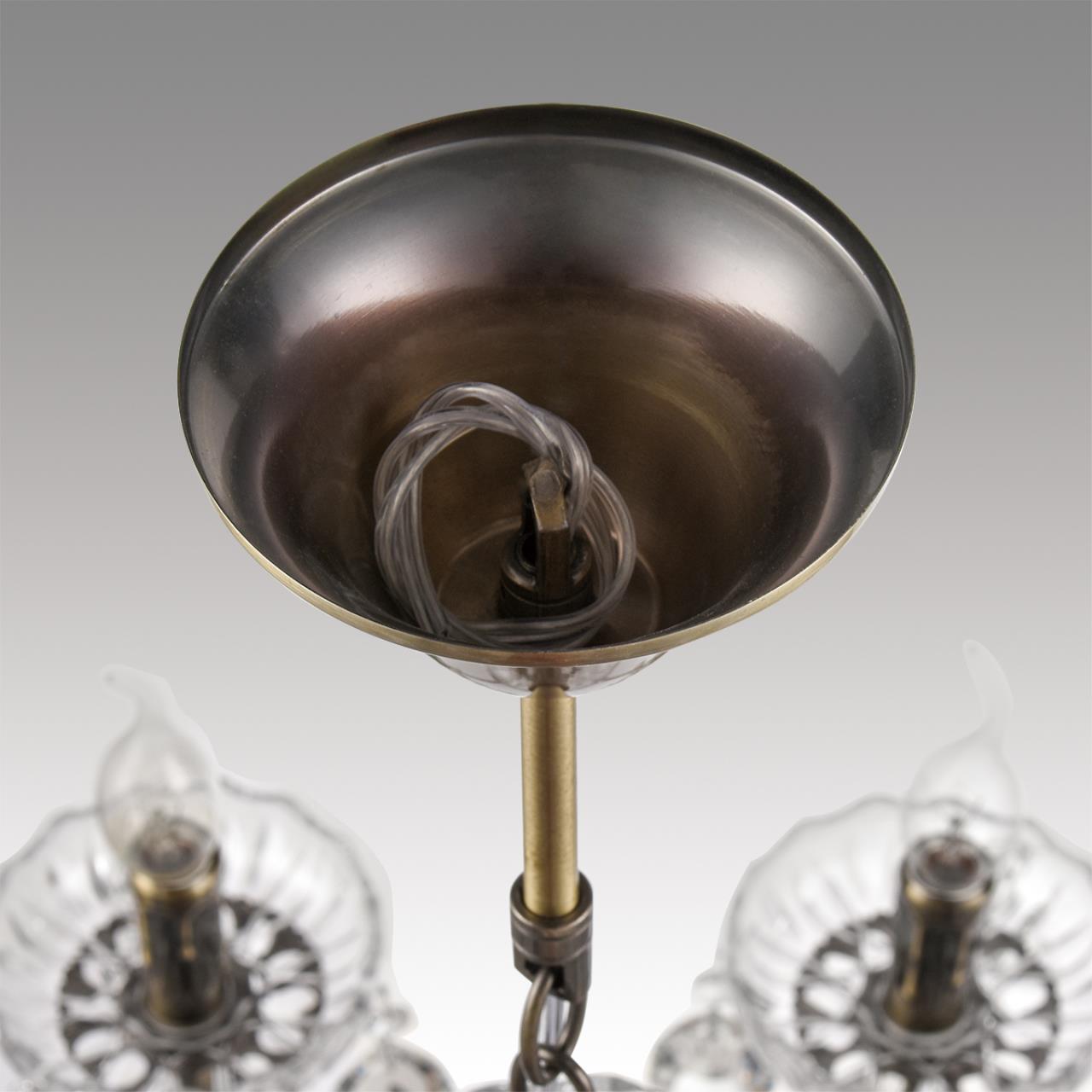 Люстра 72*103 см, 8*E14 Lumion Linn 8190/8 античная латунь