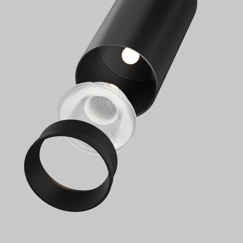 Спот 5 см, 12W, 4000K, Maytoni Technical Focus Led C055CL-L12W4K-SS-B, черный