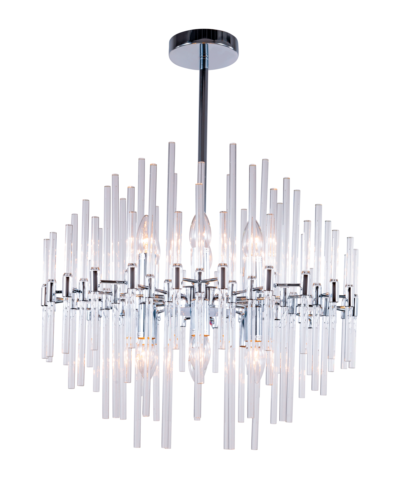 Люстра 520*500, 12*E14, 40W NewRgy Cristallo 2414R/12 CHR+CL, CHR+CL