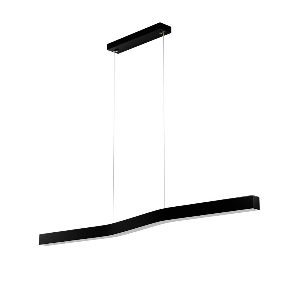 Светильник подвесной 120*8,5-200 см, 1*LED*50W, 3000-6000K, Lightera Canzas LE109L-120B WIFI, Черный