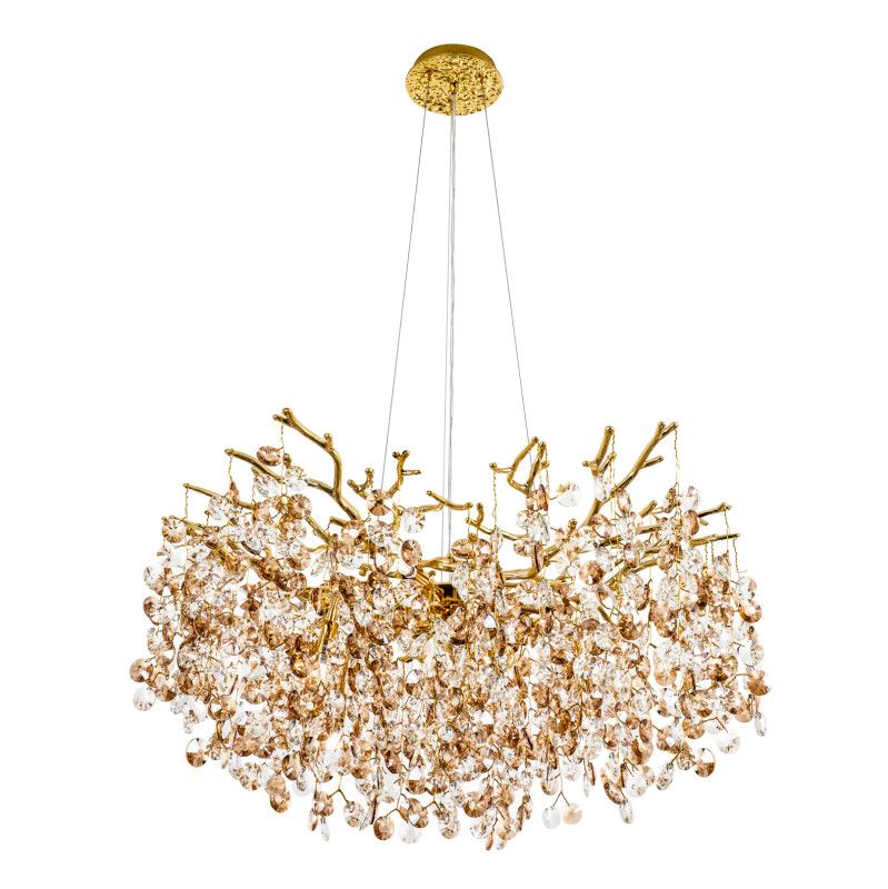 Подвесная люстра 76*76*140 см, G9 10xG9W, Золото MODESTYLE MS.2112.760