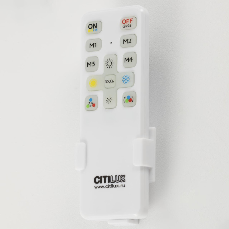 Светильник 50 см, 68W, 3000-5000K с пультом Citilux CL751451G BOSS Черный+Золото LED