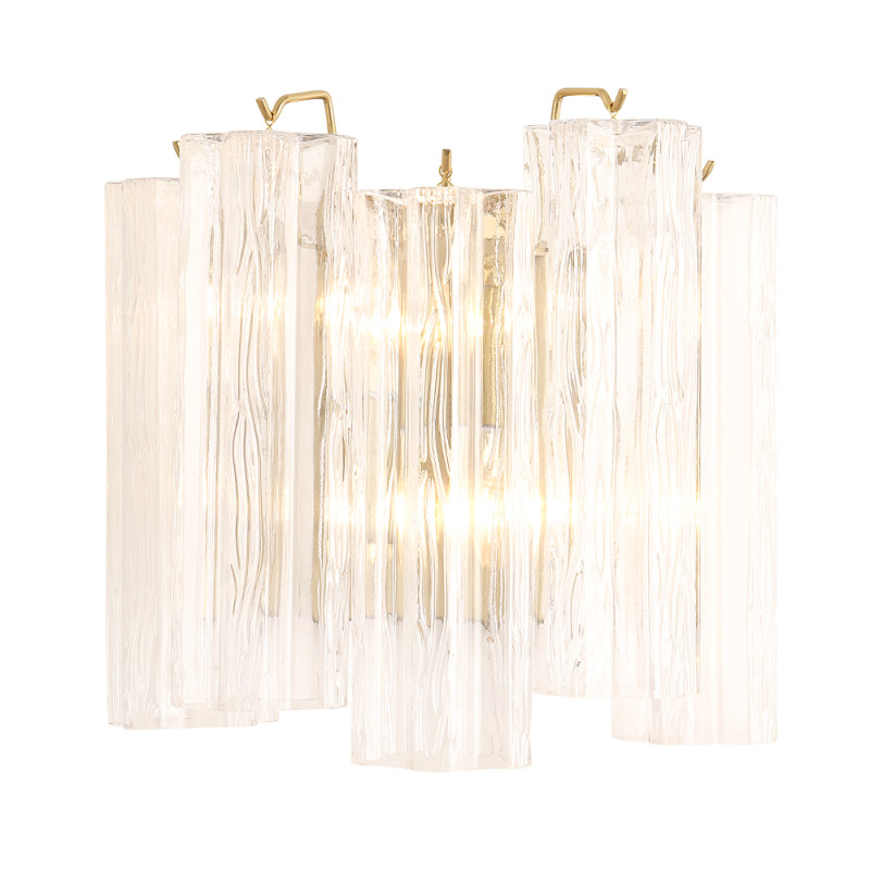 Бра 28*36 см, 2*E14*60W Латунь Crystal Lux ROSE AP2 BRASS