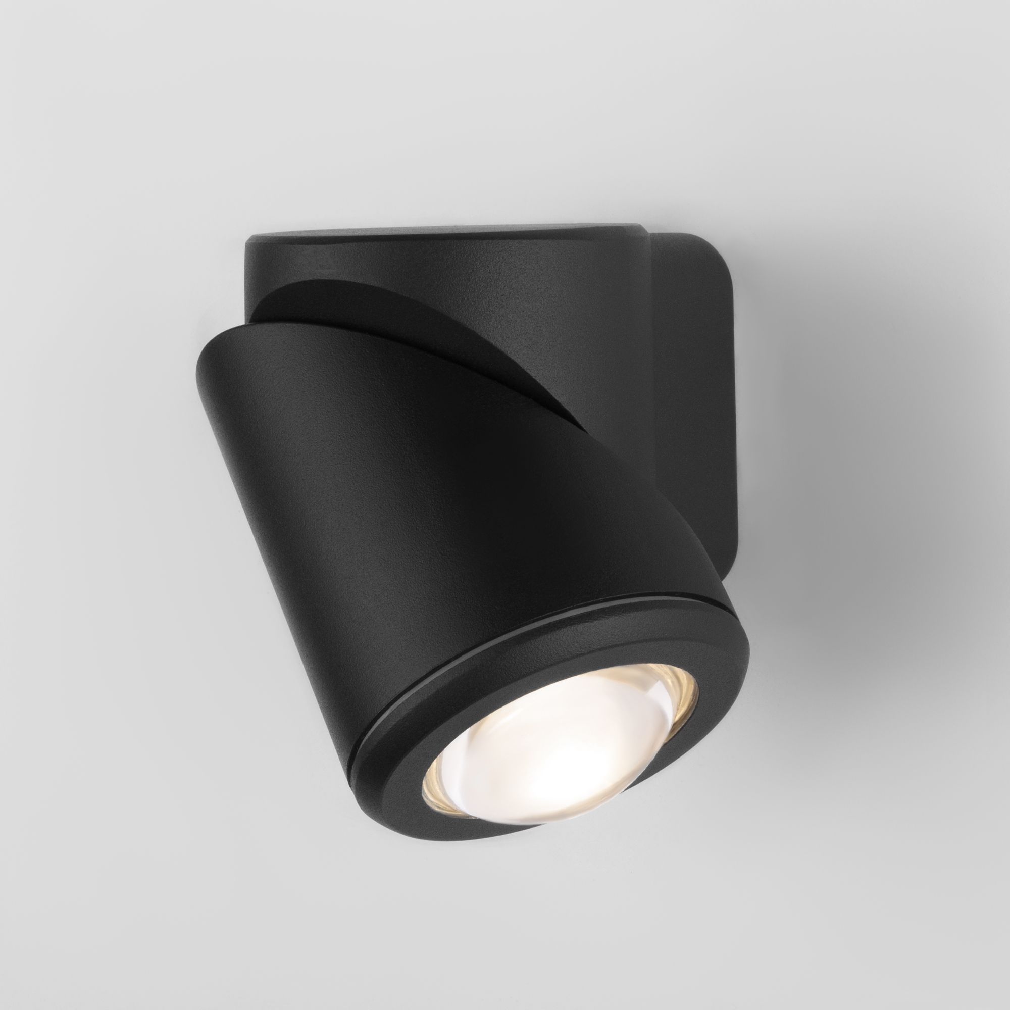 Уличный настенный светодиодный светильник GIRA U LED IP54 35127/U черный Elektrostandard